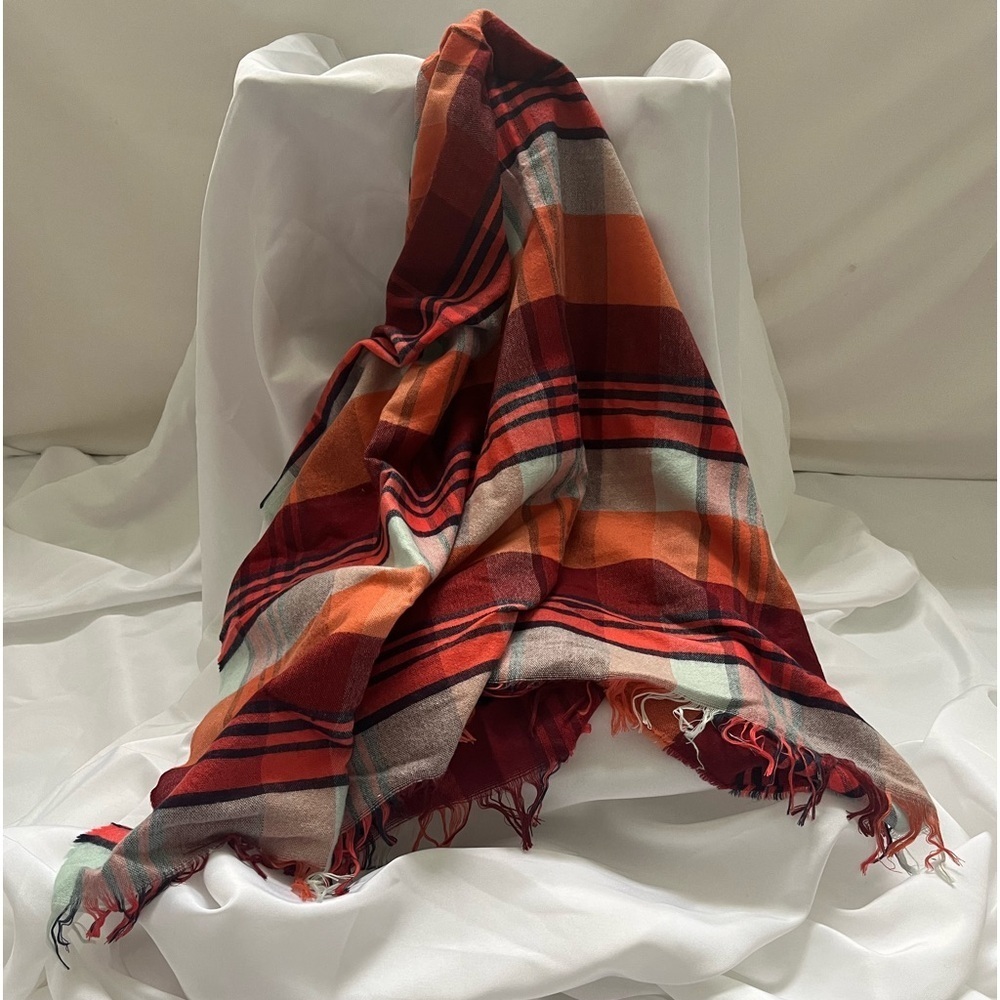 Women's Large Plaid Soft Scarf Fashion Long Shawl Wrap for Winter Warm